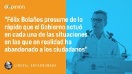 Félix Bolaños al pie del cañón de la desvergüenza