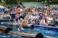 Lumberjills show off their skills at the State Fair