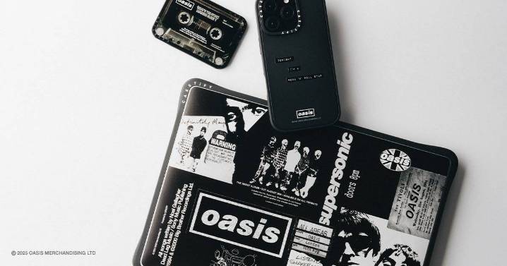 Oasis X Casetify collection drops with exclusive merch for live tour