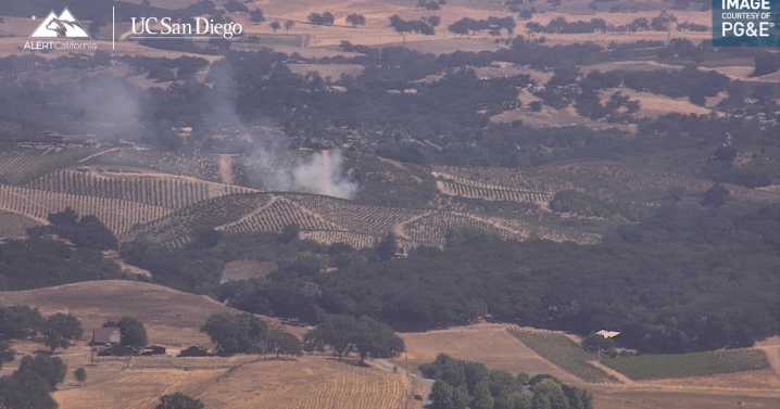Crews responding to vegetation fire on Winery Road in Templeton