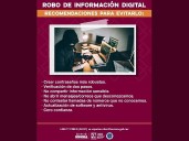 Comparte Gobierno de Sonora recomendaciones para prevenir el robo de información digital