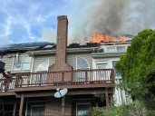 $1M Blaze Rips Through Montgomery County Home, Displacing Family (WATCH)