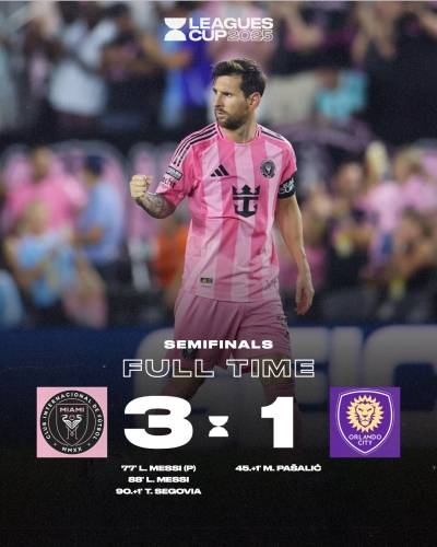 Coloca Messi al Inter Miami en la final de la Leagues Cup 2025