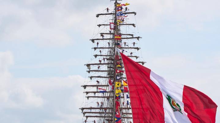 Hundreds of historic tall ships are arriving in Amsterdam for a maritime festival