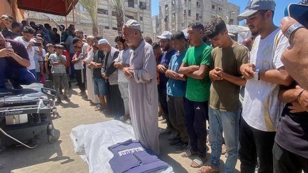 Israeli double-strike that killed 5 journalists sparks international condemnation