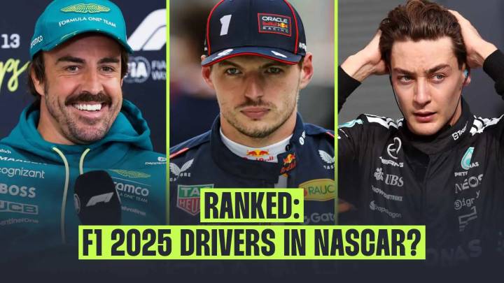 Ranked: F1 2025 drivers by how they’d perform in a NASCAR race