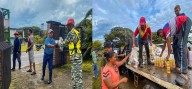 Continúa atención a familias afectadas por inundaciones en Guárico