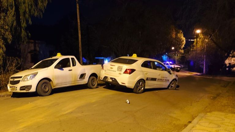 Choque de vehículos en Merlo: una mujer resultó herida