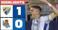 Resumen, mejores jugadas y el golazo de chilena de Rafa en el Málaga CF