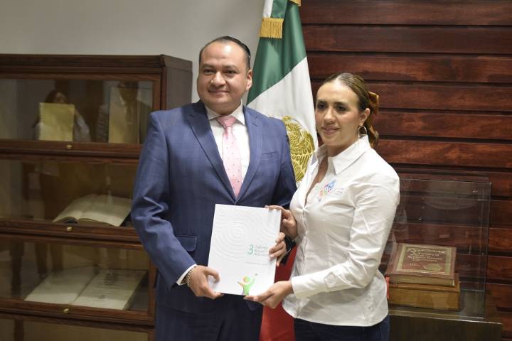 Congreso de Hidalgo recibe tercer informe de actividades de la Comisión de Derechos Humanos