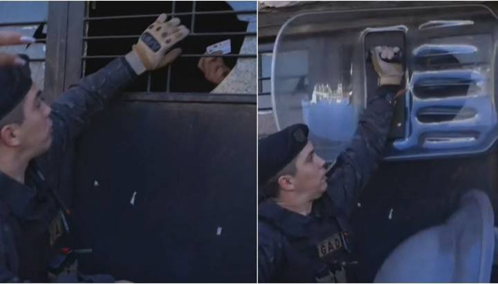 Policía argentina impide que hinchas chilenos se comuniquen con familiares
