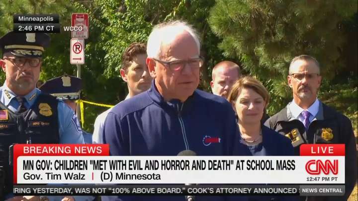 Walz Expresses Gratitude For Trump Phone Call Following Mass Shooting