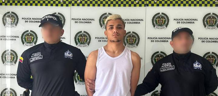 Capturan en Barrancabermeja a uno de los más buscados del ‘Tren de Aragua’ en Chile