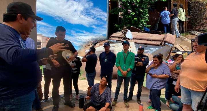 Lluvia derrumba bardas e inunda viviendas en colonia Villas de San Lorenzo en Hermosillo