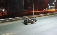 Chocaron una moto y un auto en la ruta 35