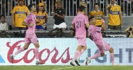 Suárez anota 2 e Inter Miami sin Messi supera  a Tigres en la Leagues Cup