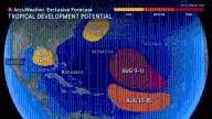 Map Shows Tropical Storm Timeline as Experts Predict 5 Storms This Month