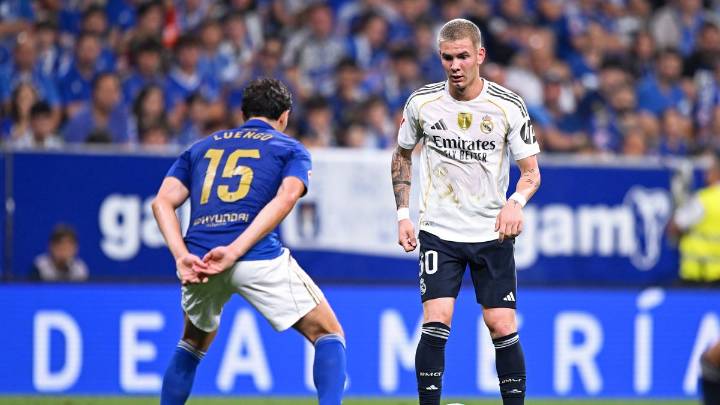 Real Madrid venció 3-0 al Real Oviedo y Franco Mastantuono debutó como titular