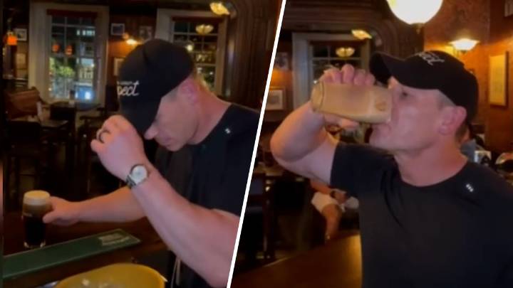Watch John Cena visit Dublin pub and down a pint of Guinness
