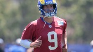 Rams' Matthew Stafford practices for first time in training camp