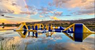 "Floating playground," boat-free wakeboarding, and more at Colorado water attraction
