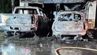 Man arrested, accused of torching officer’s home with family inside