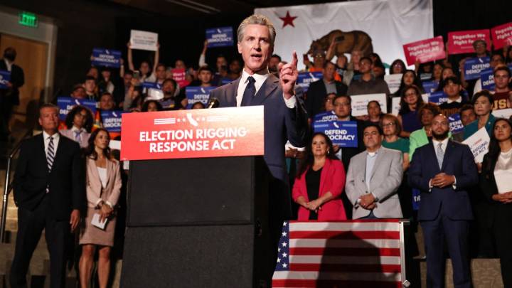 California cambiará distritos electorales para contrarrestar a Texas y Trump, afirma gobernador