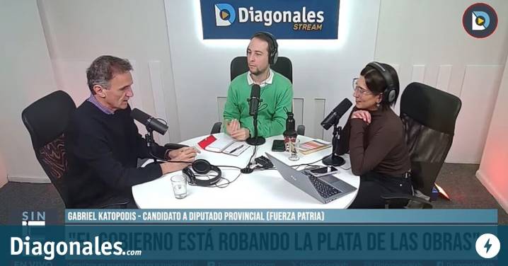 Gabriel Katopodis en Diagonales: "No es que no hay plata, es que Milei se la roba"