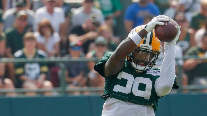 Xavier McKinney could miss the rest of training camp with a calf injury