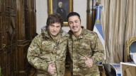 El presidente Milei, Lemoine y Petri almorzaron con los Granaderos de guardia en Casa Rosada