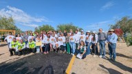 Municipio, empresarios, vecinos y rotarios dejan parque como nuevo