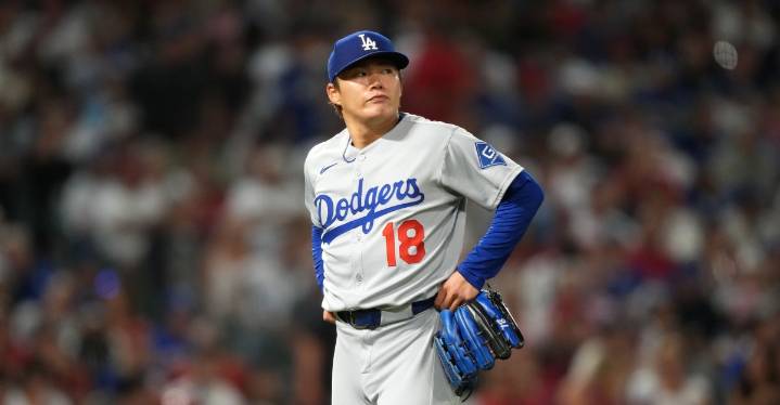 Yoshinobu Yamamoto gives up extra runs on extra rest in Dodgers’ loss to Angels