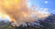 Derby fire burning in Eagle County, Colorado