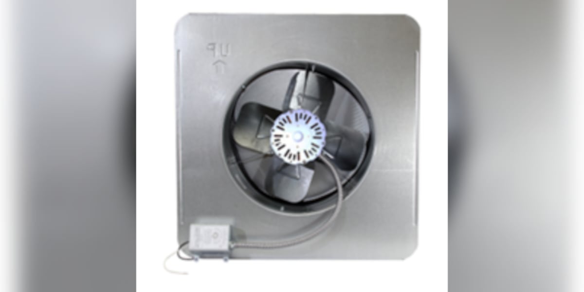 Nearly 3 million attic fans recalled for potential fire risk