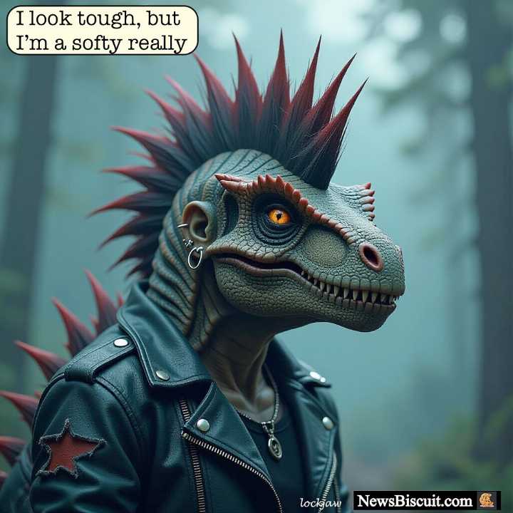 Artist's impression of 'punk' ankylosaur