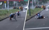 Bache provoca lesiones a competidores en silla de ruedas en el Maratón de la Ciudad de México