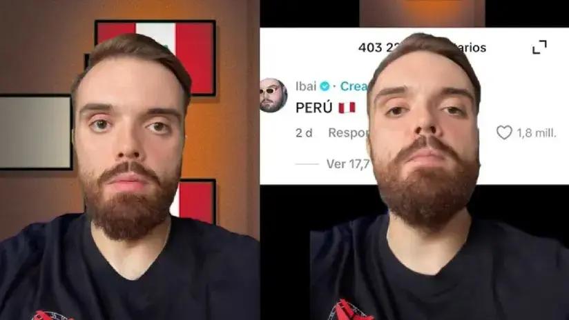 "Perú, locura máxima": Ibai resalta apoyo de peruanos al pan con chicharrón en su 'Mundial de desayunos'