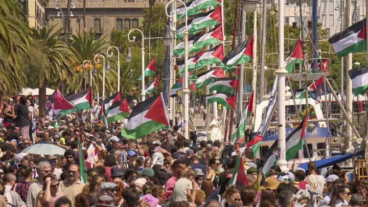 El mundo de la cultura y la sociedad civil se vuelcan con la flotilla que zarpa de Barcelona a Gaza