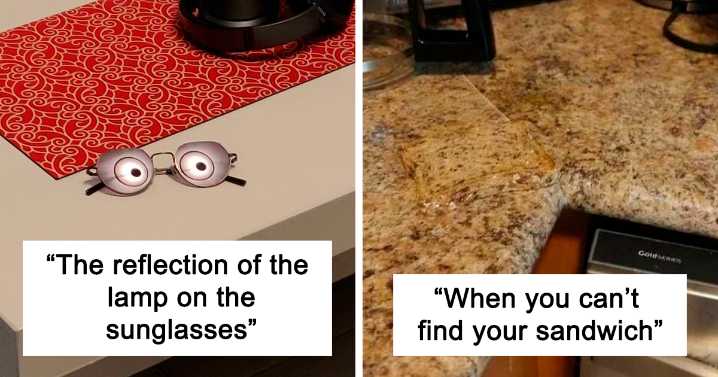 50 Accidental Optical Illusions People Captured On Their Cameras