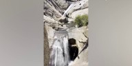 California man rescued after two days trapped behind waterfall
