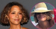 Halle Berry Nearly Falls Out of Tiny Bikini in Latest Vacation Snap