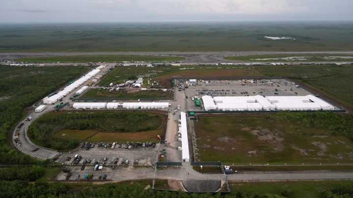 Florida must stop expanding ‘Alligator Alcatraz’ immigration center, judge says