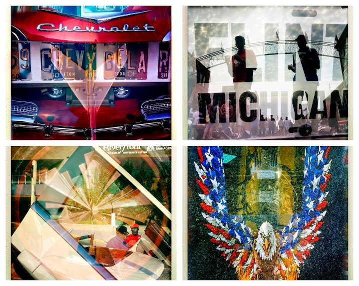 Double vision: Art and photography mix through cars, colors and crowd at Back to the Bricks