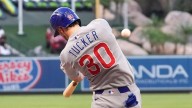 Tucker hits 2 homers and drives in 5 as Cubs blow out Angels 12
