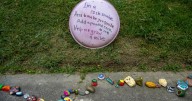 A 'Bob Rocks' painting: Edgewood Rock Snake attracts community through art