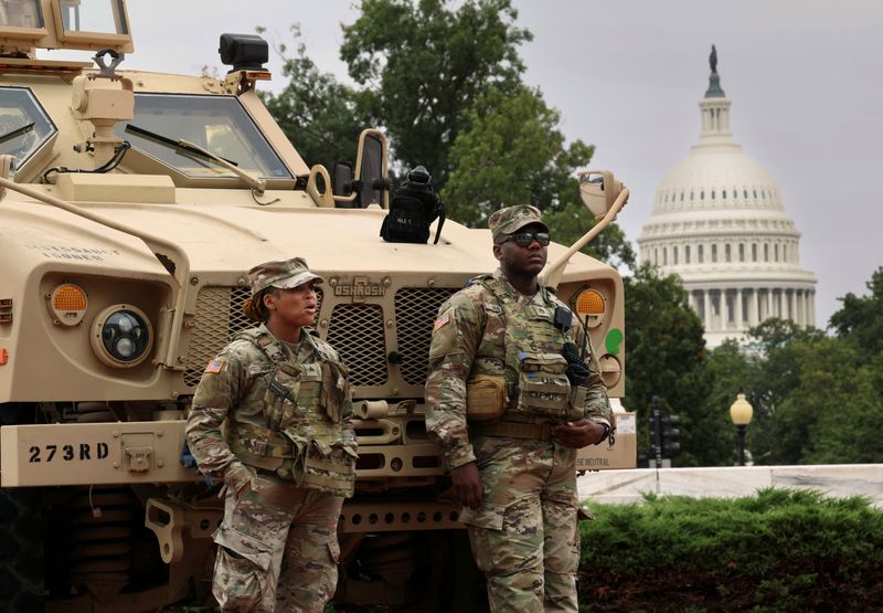 Trump say he will go on patrol in Washington with police, military