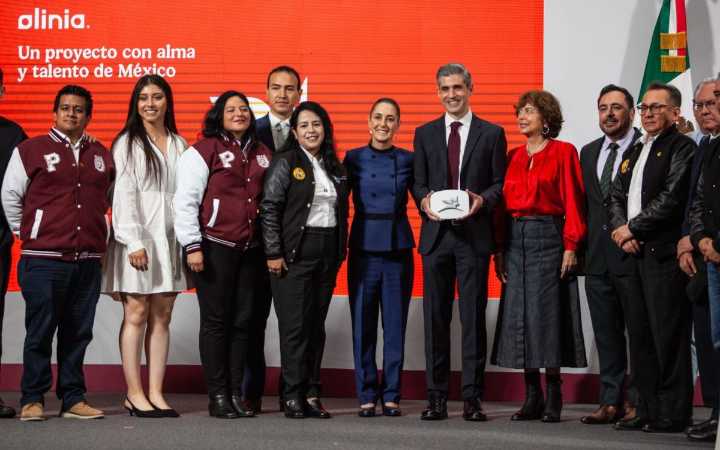 Presentan logotipo y avances de Olinia, el ‘carrito eléctrico’ mexicano