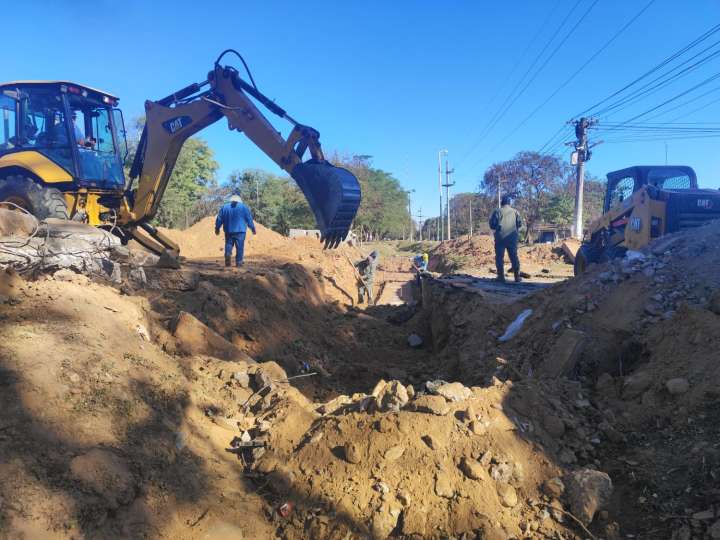 Tartagal avanza con la construcción de un nuevo puente en Los Claveles
