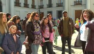 Niños maravillados con el Día de los Patrimonios