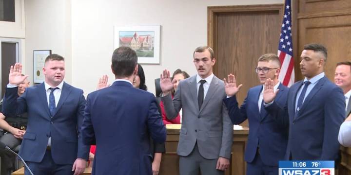 Five new Kanawha County Sheriff’s deputies sworn